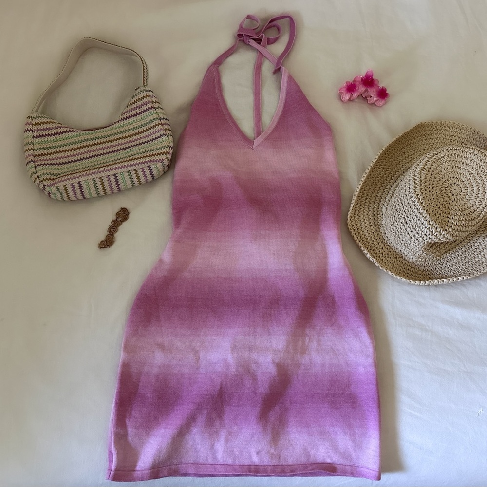 Cotton On Pink Ombre Mini Dress